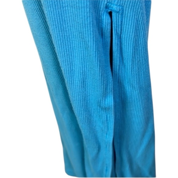 Electric & Rose Ribbed Tank Midi Dress Size M In Blue - Picture 4 of 6